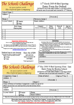 TSC 2009 Entry Form - book early!