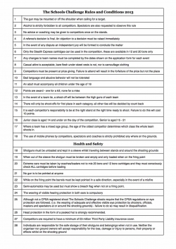 TSC Rules 2013 (updated)