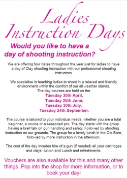 Ladies Instruction Day 2013