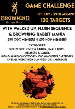 Browning Game Challenge 2020