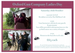 Ladies` Shooting Day 16th Oct